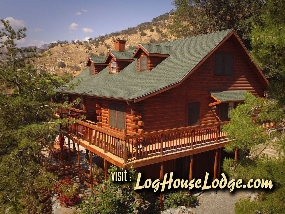 The Log House Lodge Three Rivers Bagian luar foto