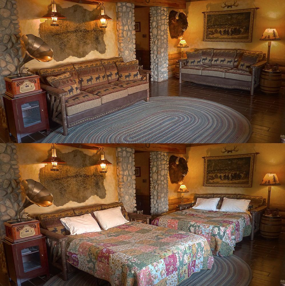 The Log House Lodge Three Rivers Bagian luar foto